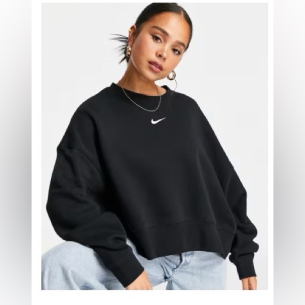 Nike Collection Fleece Oversized Crewneck - Small
